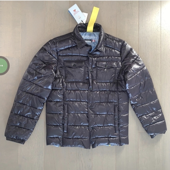Point Zero Men’s Black Ultralight Puffer Jacket - Picture 5 of 11